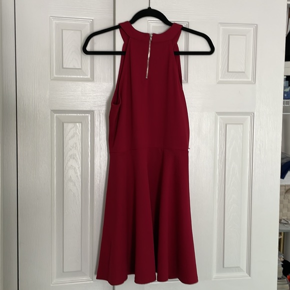 Women’s A line red mini dress - Picture 3 of 4